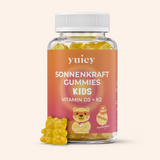 Sonnenkraft Gummibärchen von yuicy - mit Vitamin D3 + K2. 1-Monatsdose