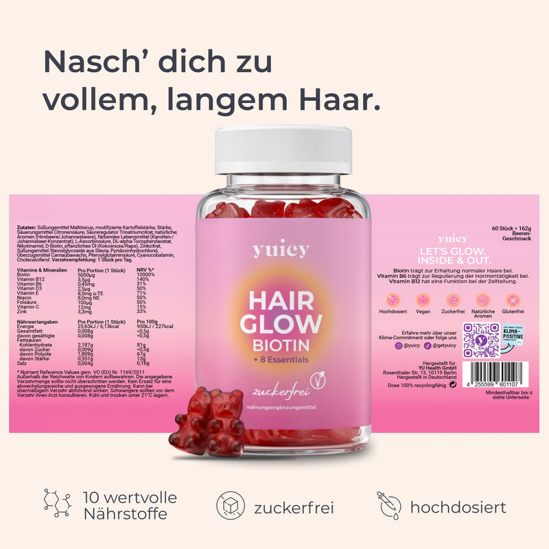 Hair Glow Gummies