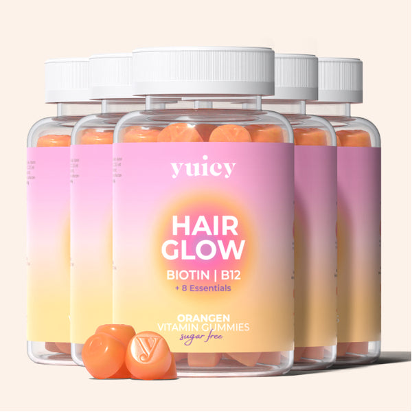 Hair Glow Biotin Gummies